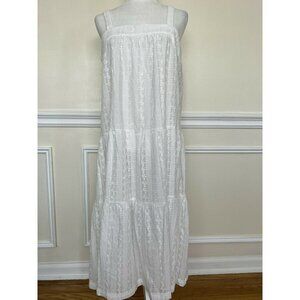 Label of love white dress women size Large